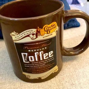 5/$25 Cracker Barrel ceramic oversized coffee cup